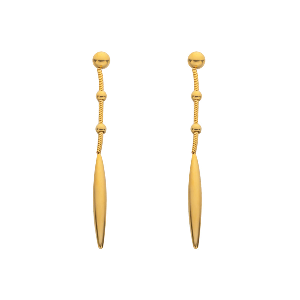 316 Stainless Steel 18K Gold Plated Pendant Earrings | Minimalist & Stylish Jewelry