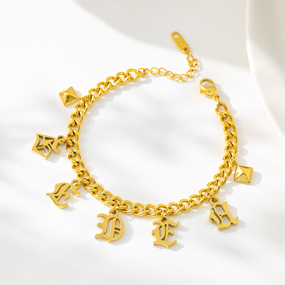 Fashion Statement Bracelet – 316L Stainless Steel, Waterproof, Tarnish Free, Hypoallergenic & 18K Gold Plated