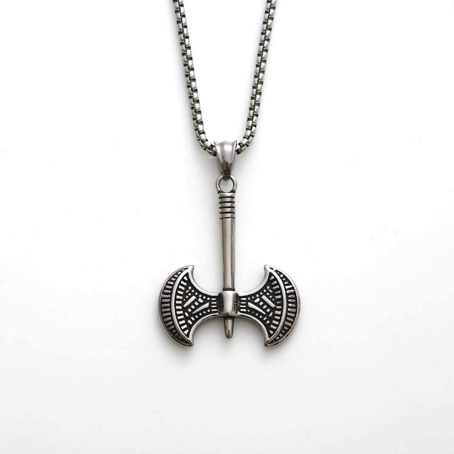Men's Classic Stainless Steel 18K Gold Plated Creative Style Design Necklace