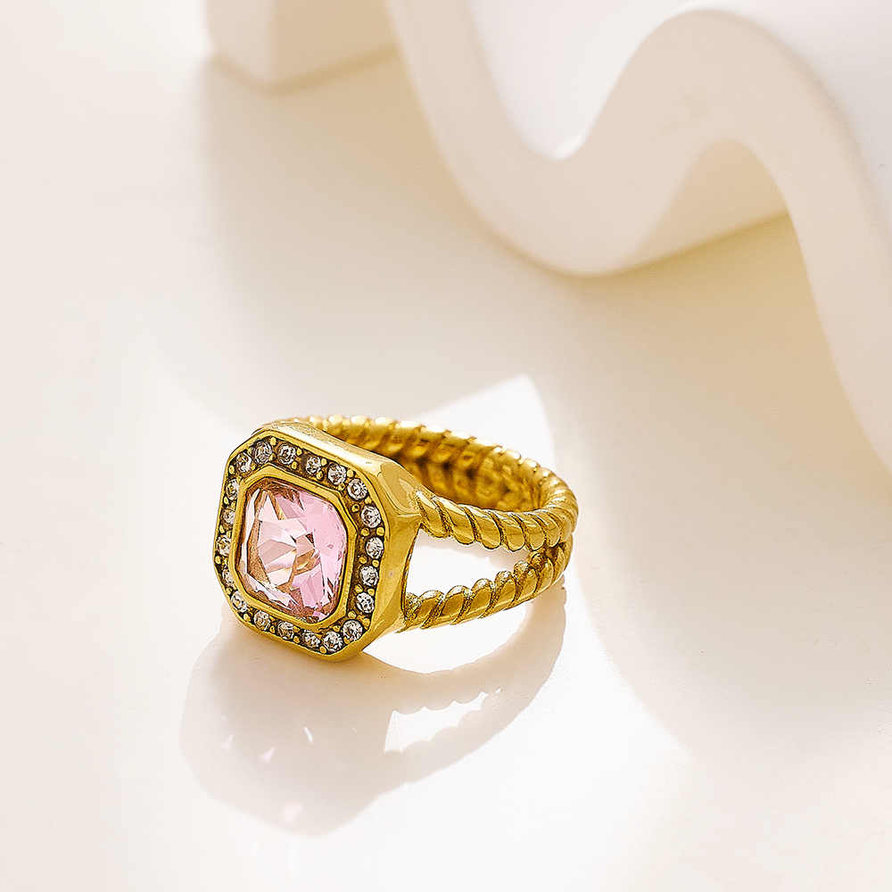 Bague classique en émail inoxydable de plusieurs tailles, offre spéciale