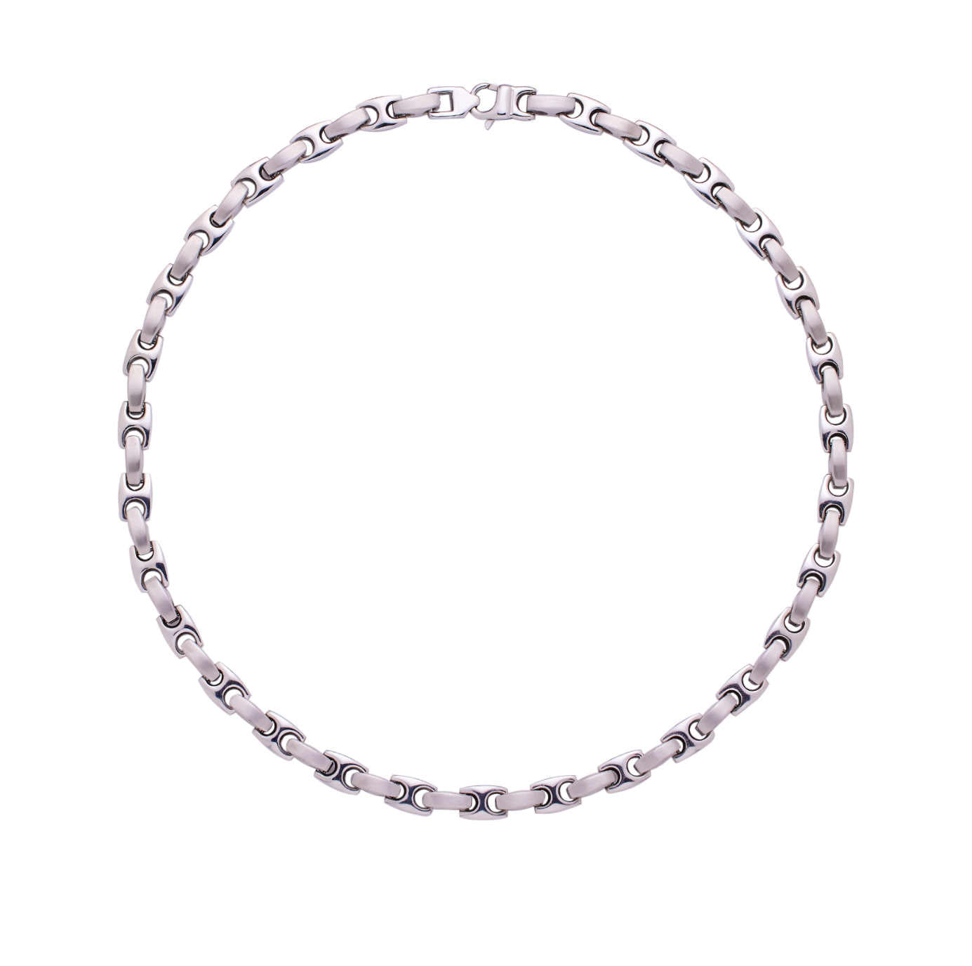 Men's Stainless Steel 18K Gold Plated Creative Design Necklace