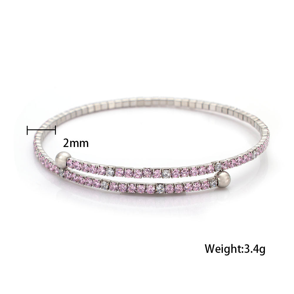 18K Gold Plated Tennis Chain Bracelet | 5A Zircon Sparkle, Perfect Gift for Her