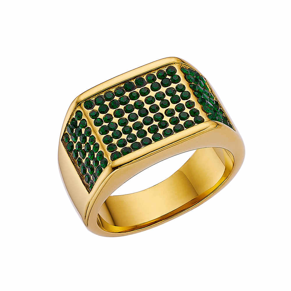 Bague classique en émail inoxydable de plusieurs tailles, offre spéciale
