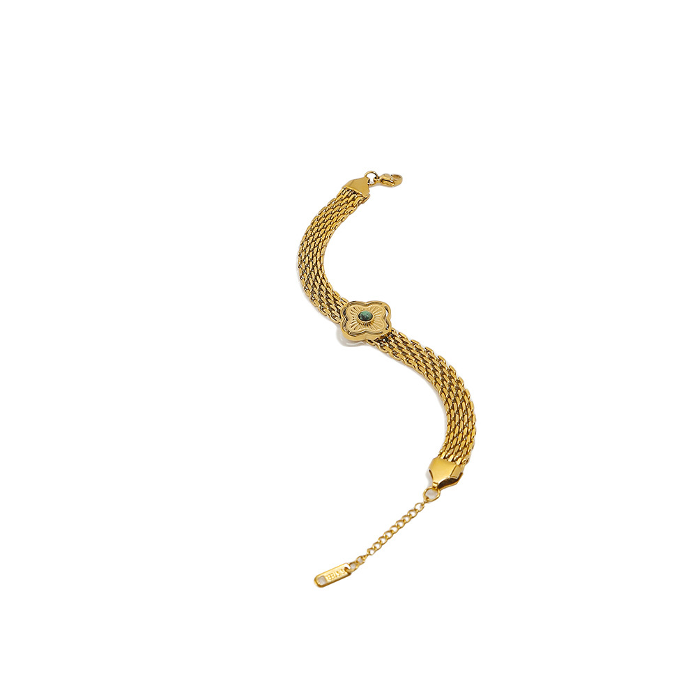 Klassische, modische, anpassbare Armband-Halskette aus Edelstahl