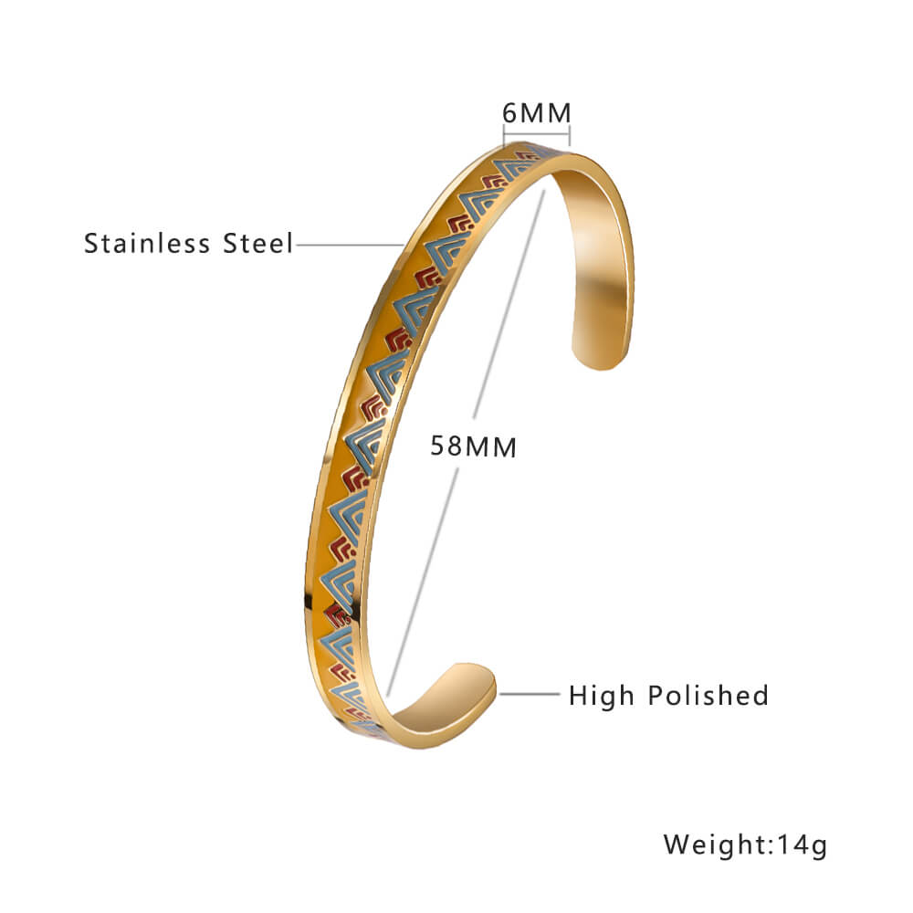 Edelstahl 18K vergoldet klassisches wasserdichtes Retro-Armband