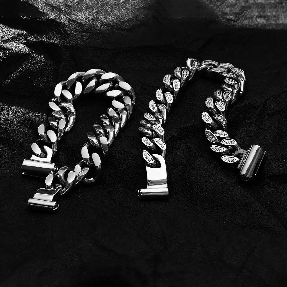Kreatives Modearmband aus Edelstahl für Herren, 18 Karat vergoldet