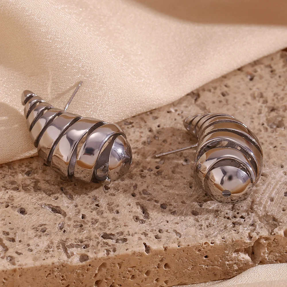 Water Drop 18k Gold Plated Fashion Jewelry Earrings