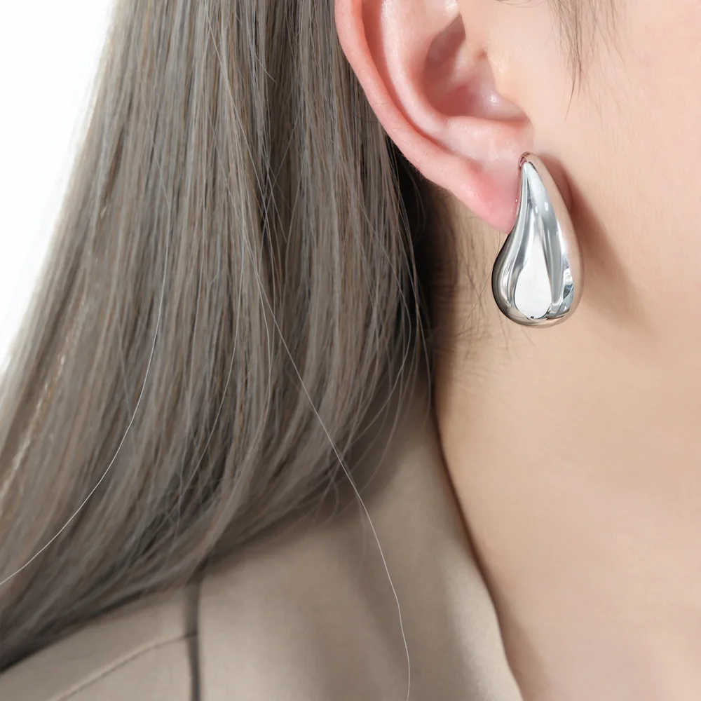 Water Drop 18k Gold Plated Fashion Jewelry Earrings