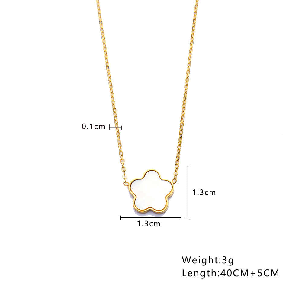 Stainless steel 18K gold plated love necklace