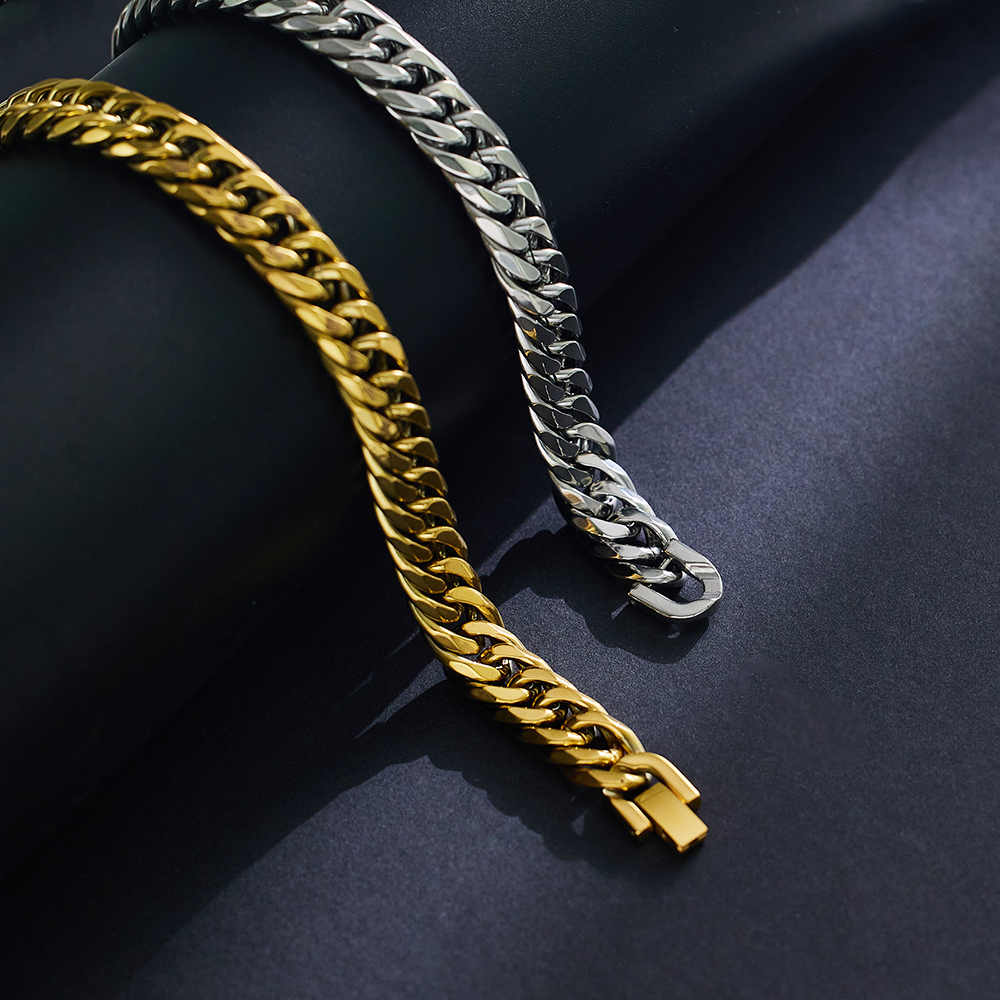 Men's Stainless Steel 18K Gold Plated Fashion Creative Bracelet