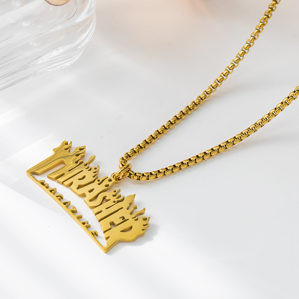 Unique Symbol Pendant Necklace for Men – Durable & Stylish