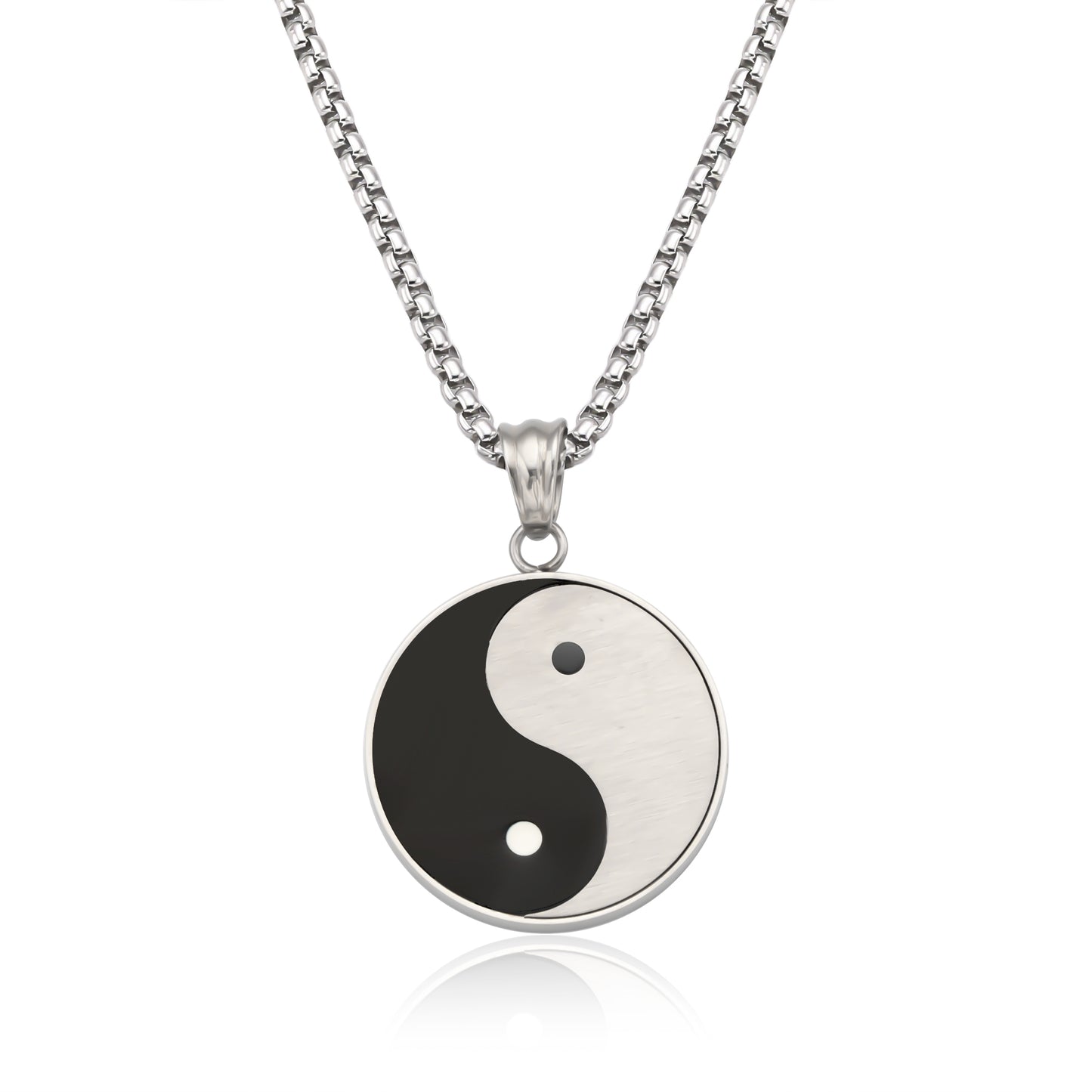 Yin-Yang Tai Chi Pendant Necklace – 316 Stainless Steel, Cultural & Stylish