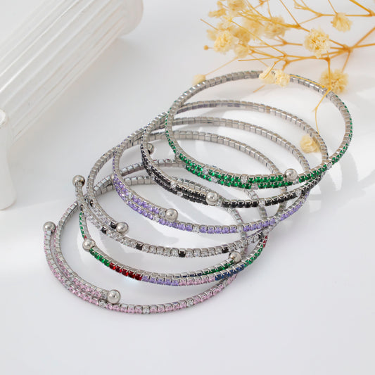 18K Gold Plated Tennis Chain Bracelet | 5A Zircon Sparkle, Perfect Gift for Her