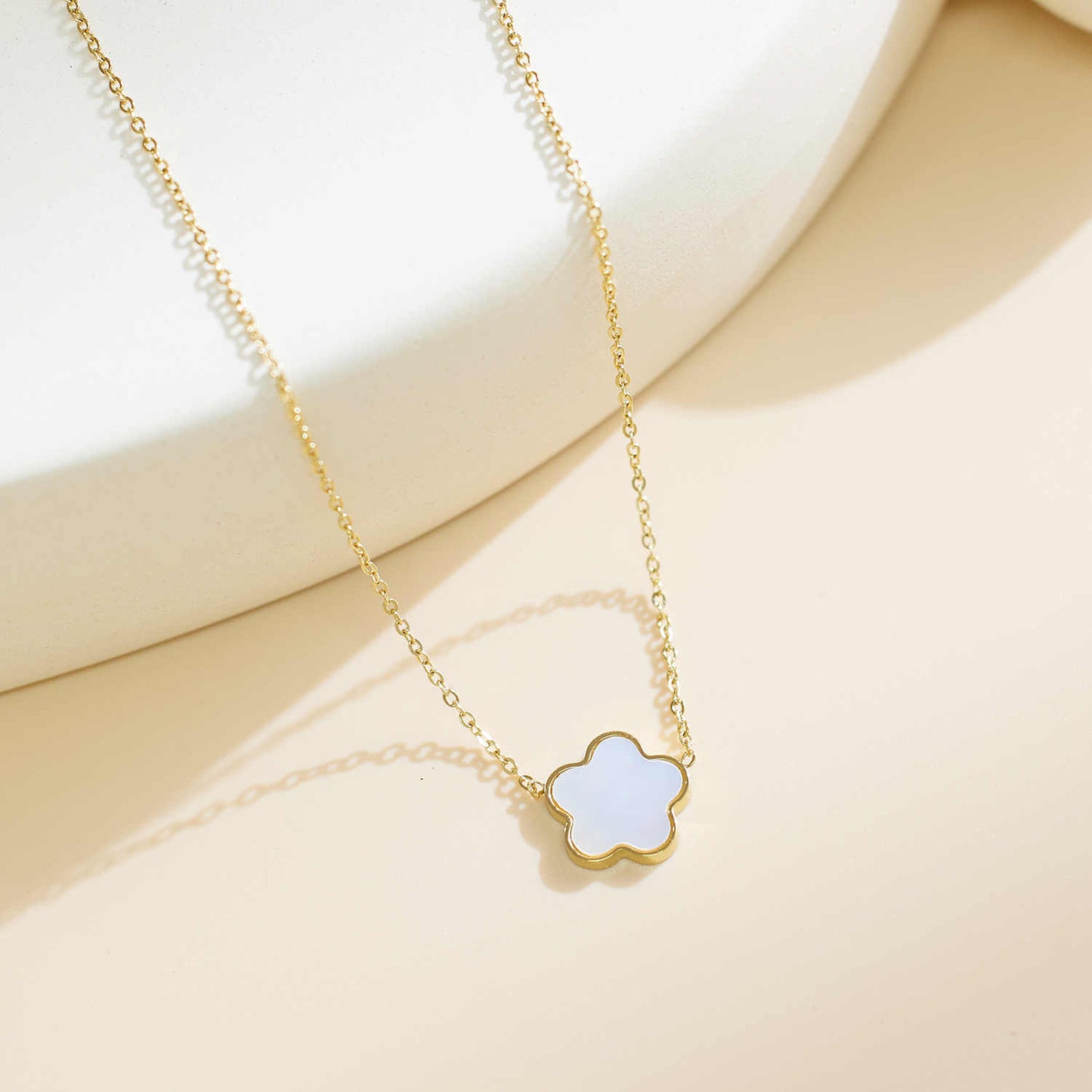 Stainless steel 18K gold plated love  necklace