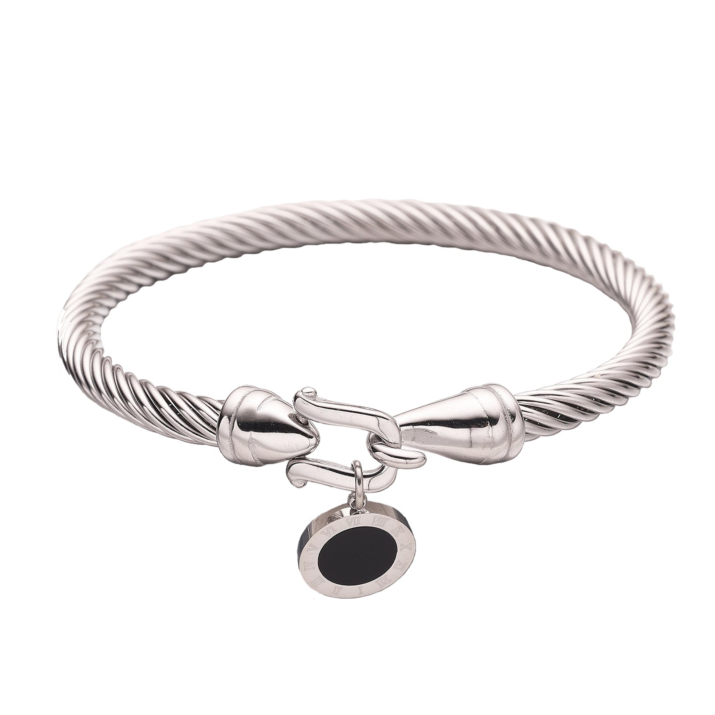 Stainless steel plated 18K gold bracelet with rope