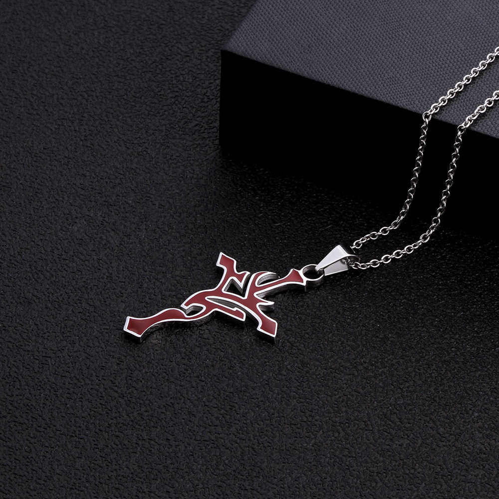 Men's Stainless Steel 18K Gold Plated Creative Design Necklace